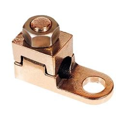 Conector em Cobre com Sapata para Haste de Aterramento 25mm PADRAO FORTE / REF. 41573