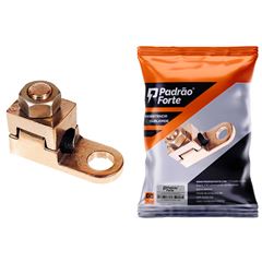 Conector em Cobre com Sapata para Haste de Aterramento 25mm PADRAO FORTE / REF. 41573