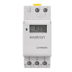 Temporizador Bivolt Digital Trilho Din 15 Segundos EXATRON / REF. LETM4004