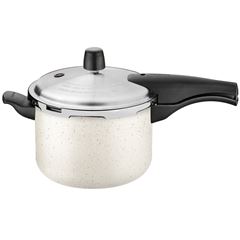 Panela de Pressão em Alumínio 4,5 Litros Vancouver Effect Bege TRAMONTINA / REF. 20591320