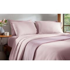 Jogo de Cama em Poliéster Liso de Casal Elegance 4 Peças 400 Fios Rose CORTTEX / REF. 701099-26-79
