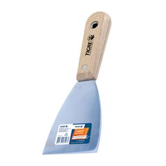 Espátula em Inox 15cm com Cabo de Madeira 2153/24 - Ref. 62153024 - PINCÉIS TIGRE