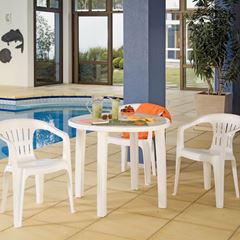 Poltrona Plastica Atalaia Branca - Ref. 394413 - TRAMONTINA 