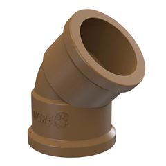 Joelho Soldável PVC 20mm 45g - Ref.22140205 - TIGRE