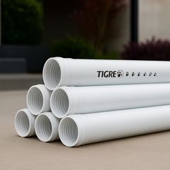 Tubo Esgoto PVC 100mm 6m - Ref.11031030 - TIGRE