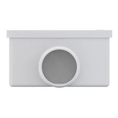 Ralo Sifonado Pvc 100x53x40 Quadrado com Grelha Branco TIGRE / REF. 27289207