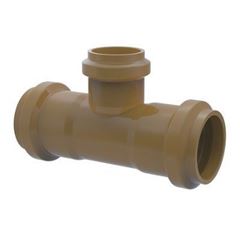 Tê de Redução PVC DE110x85mm PBA Junta Elástica BBB - Ref.23377551 - TIGRE