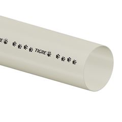 Condutor Circular em Pvc 88mm 3m Aquapluv Style Branco TIGRE / REF. 13121150