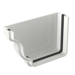 Cabeceira Esquerda PVC 132mm Aquapluv Style Branco - Ref. 32068979 - TIGRE