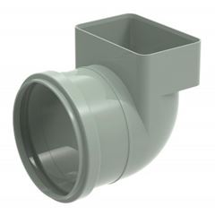 Joelho Retangular pvc 65X100 Transição Aquapluv - Ref.32196071 - TIGRE