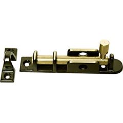 Ferrolho Latão 6cm Naval 520 Cartela com 1 Oxidado - Ref.96943 - SILVANA 