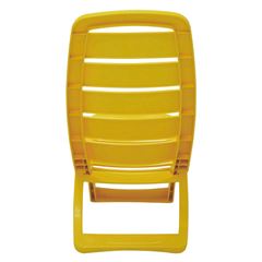 Cadeira de Praia Plástica Guarujá Amarela - Ref.92051/000 - TRAMONTINA