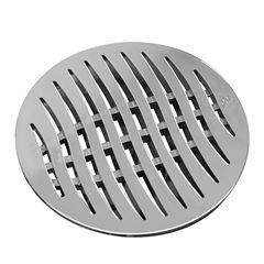 Grelha PVC 150mm Redonda Cromada - Ref.27505457 - TIGRE 