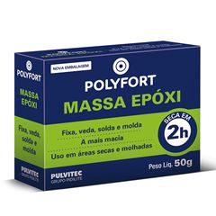 Massa Epóxi 50 g Polyepox PULVITEC / REF. DA004