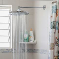 Chuveiro Plástico 6 1/2 Braço Cromado - Ref. 501 - FRANMIG