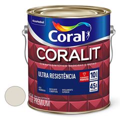 Tinta Esmalte Brilho 3,6 Litros Coralit Branco Gelo - Ref. 5202678 - CORAL