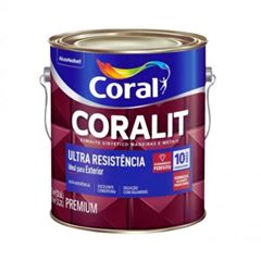 Tinta Esmalte Sintético Alto Brilho Coralit Ultra Resistência 3,6L Platina CORAL / REF. 5202690