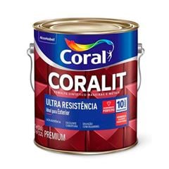 Tinta Esmalte Brilho 3,6 Litros Coralit Vermelho Goya - Ref. 5202721 - CORAL