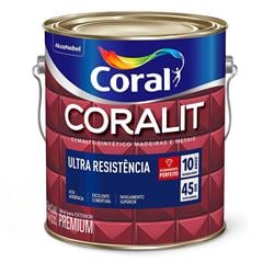 Tinta Esmalte Brilho 3,6 Litros Coralit Marrom - Ref. 5202742 - CORAL