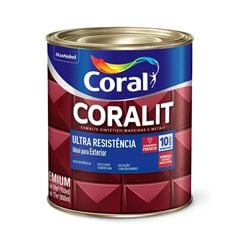 Tinta Esmalte Sintético Brilhante Coralit Ultra Resistência 900ML Azul Mar CORAL/ REF. 5202701