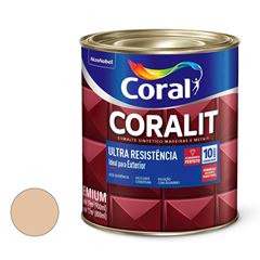 Tinta Esmalte Sintético Alto Brilho Coralit Ultra Resistência 900ml Marfim CORAL/ REF. 5202751