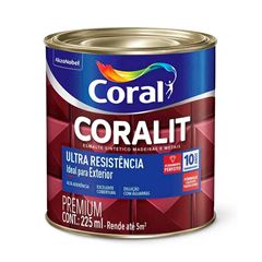 Tinta Esmalte Sintético Brilhante Coralit Ultra Resistência 225ML Azul Del Rey CORAL/ REF. 5202705