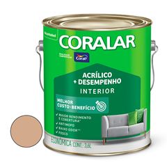 Tinta Acrílica Coralar Acrílico Fosco 3,6L Camurça CORAL / REF. 5202330