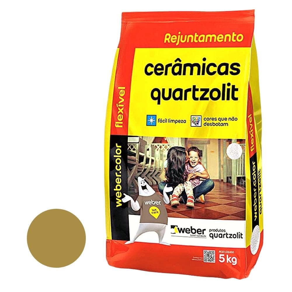 Rejunte Flex Saco 5KG Caramelo QUARTZOLIT / REF. 107000150030FD
