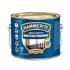 Tinta Esmalte Sintético Brilhante Hammerite Premium Cinza 2,4 Litros - Ref. 5202876 - CORAL