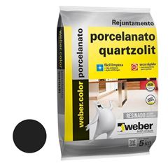 Rejunte Para Porcelanato Saco Com 5kg Preto Grafite - Ref.0110.00042.0030FD - QUARTZOLIT