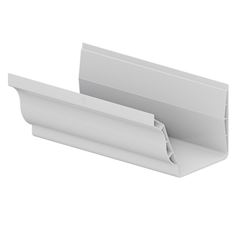 Calha Beiral PVC 132mm 3m Aquapluv Style Branco - Ref. 13029377 - TIGRE