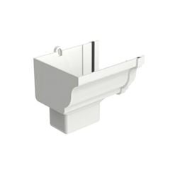 Bocal Retangular Esquerdo PVC 132x65mm Aquapluv Style Branco - Ref. 32029949 - TIGRE