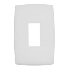 Placa Plus 4x2 1 Posto Vertical Branco - Ref. 618501 - PIAL