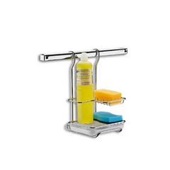 Suporte em Aço para Sabão Detergente Esponja Top Pratic Cromado BRINOX / REF. 2200/012