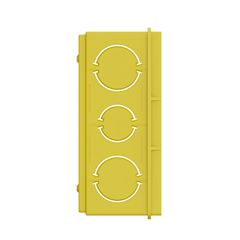 Caixa Luz Plástica 4x2 Tigreflex Amarela - Ref.33043554 - TIGRE