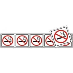 Placa PVC 05x25cm Proibido Fumar - Ref. 200AU - SINALIZE