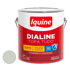 Tinta Esmalte Acetinado 3,6 litros Dialine Seca Rápido  Branco gelo  IQUINE / REF.144200301