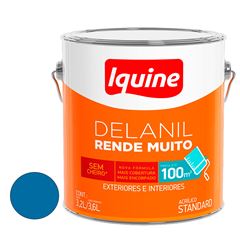 Tinta Acrílica Fosca Delanil Rende Muito 3,6Litros Arara Azul  Iquine / Ref. 70316001
