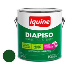 Tinta 3,6 litros Acrílica Fosco  Diapiso  Verde folha  IQUINE  /REF. 88303401