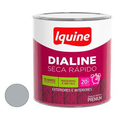 Tinta Esmalte Alto Brilho Dialine Seca Rápido 112,5ml Platina IQUINE / REF. 62200632