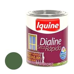 Tinta Esmalte 112,5ml Dialine Seca Rápido Verde Folha IQUINE / REF. 62203432