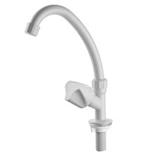 Torneira para Cozinha Plástica de Mesa Plus com Bica Móvel Cinza Claro HERC/ REF. 2757