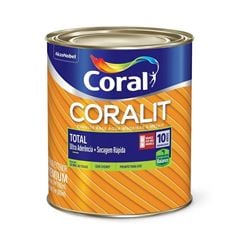 Tinta Esmalte Sintético Brilhante Coralit Total 900ML Base Água Branco CORAL/ REF. 5202888