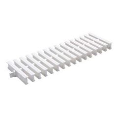 Grelha de Piso e Piscina Retangular PVC 13x50cm Branco - Ref. 32030734 - TIGRE