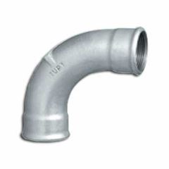 Curva Galvanizada 1 90 Graus Fêmea/Fêmea - Ref.122300733 - TUPY