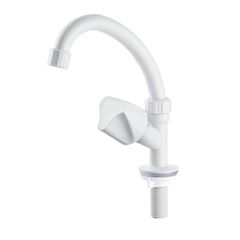 Torneira para Lavatório Plástico de Mesa Plus Bica Móvel Branco HERC/ REF. 2850