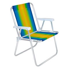 Cadeira de Praia Alta em Alumínio Cores Sortidas MOR / REF. 002101
