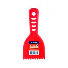 Espátula De Plástico Dentada 8cm Vermelha ATLAS / REF. 151/8