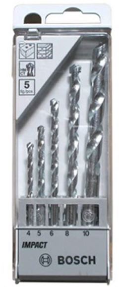 Kit Broca em Aço com 5 peças HM para Concreto BOSCH / REF. 2608590090-000
