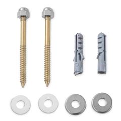 Parafuso Latão para Fixação Vertical de Bacia, Bidê e Mictório Bucha 10 Cartela com 2 Peças CELITE / REF. 3009759000100